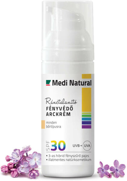 Vásárlás: MediNatural SPF30 Ránctalanító fényvédő arckrém - medinatural  Arckrém árak összehasonlítása, SPF 30 Ránctalanító fényvédő arckrém  medinatural boltok
