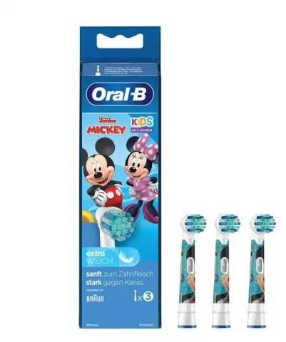 Vásárlás: Oral-B EB10S-3 Kids gyerek elektromos fogkefefej, pótfej 3db-os,  Mickey (4210201403463_m) Elektromos fogkefe pótfej árak összehasonlítása,  EB 10 S 3 Kids gyerek elektromos fogkefefej pótfej 3 db os Mickey  4210201403463 m boltok
