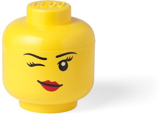 Vásárlás: LEGO® 40311727 LEGO Tároló doboz Minifigura fej alakú, sárga  kacsintós lány mintával, S-es méretben LEGO alkatrészek árak  összehasonlítása, 40311727 LEGO Tároló doboz Minifigura fej alakú sárga  kacsintós lány mintával S es