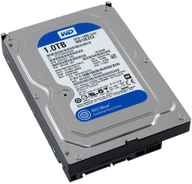 Western Digital Caviar Blue 3.5 1TB 7200rpm 64MB SATA3 (WD10EZEX) vásárlás, olcsó Belső