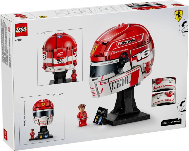 LEGO® Editions - Scuderia Ferrari HP Charles Leclerc sisakja (43014)