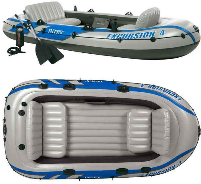 Intex Excursion 4 (68324) Лодки, надуваеми лодки Цени, оферти и мнения