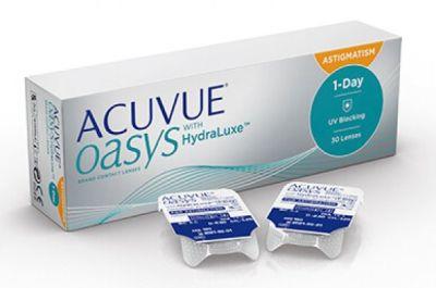 Johnson & Johnson Acuvue Oasys 1 Day with HydraLuxe for Astigmatism 1 ...