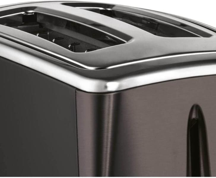 Russell Hobbs 26150 Tostapane 2 Fette Nero Opaco, 1550W, Scomparti Extra Larghi, Funzione Scongelamento E Lift And Look, Impugnatura Panini - 2
