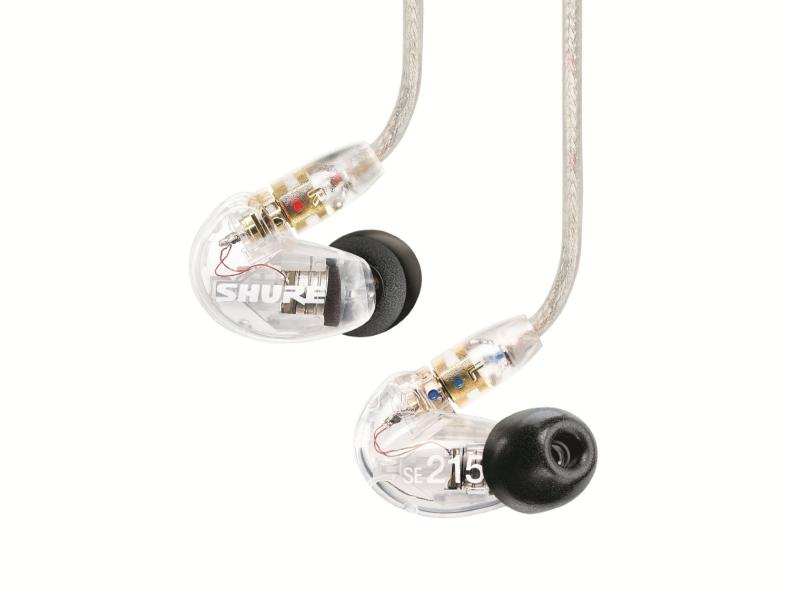 Shure AONIC 215 bedraad geluid isoleren oordopjes, helder geluid, enkele driver, beveiligde in -ear fit, afneembare kabel, duurzame kwaliteit, compatibel met Apple & Android -apparaten - zwart