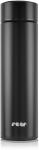 REER Termos din otel inoxidabil vidat ColourDesign, 450 ml, negru, Reer 90011