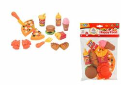 Globo Set de joaca bucatarie Fast Food Globo WToy alimente cu velcro 15 piese (GL39223) Bucatarie copii