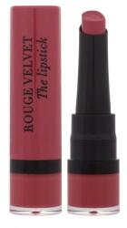 Bourjois Rouge Velvet The Lipstick ruj de buze 2, 4 ml pentru femei 04 Hip Hip Pink