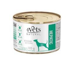 4Vets NATURAL Dieta veterinara Hepatic Support pentru caini 4VetS, 185 g