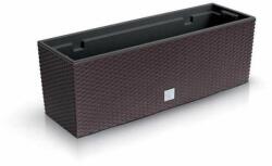 Prosperplast Jardiniera decorativa, imitatie ratan, maro, 58x18x19.5 cm, Rato Case (DRC600-440U)