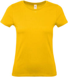 B and C Csomag akciós póló (minimum 3 db) Női rövid ujjú póló B&C #E150 /women T-Shirt -M, Aranysárga