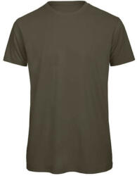 B and C Férfi rövid ujjú póló B&C Inspire T/men T-Shirt -XL, Khaki zöld