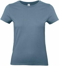 B and C Női rövid ujjú póló B&C #E190 /women T-Shirt -S, Kő kék