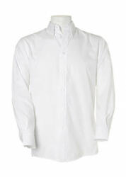 Kustom Kit Férfi hosszú ujjú Ing Kustom Kit Classic Fit Workforce Shirt M (39/40cm), Fehér