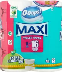 Ooops! Maxi toalettpapír 3 rétegű 6 tekercs