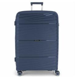 Gabol bőrönd nagy méret GA-1220L Blue ajándék bőröndhuzattal (GA-1220L_Blue)