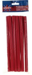 Ronney Professional Bigudiuri pentru păr 12/210 mm, roșii - Ronney Professional Flex Rollers