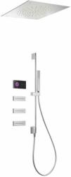 TRES Shower Technology falba építhető elektronikus termosztátos zuhanyrendszer 09288311 (09288311)