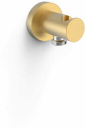 Tres fali kézi zuhanytartó vízbevezetéssel matt arany 20518201OM (20518201OM)