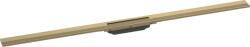 Hansgrohe RainDrain Flex Zuhanylefolyó színkészlet 1200, méretre vágható szálcsiszolt bronz 56047140 (56047140)