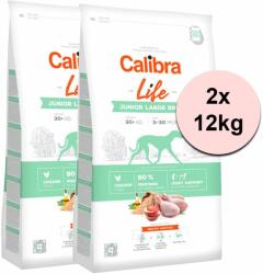 Calibra Calibra Dog Life Junior Large Breed Chicken 2 x 12 kg