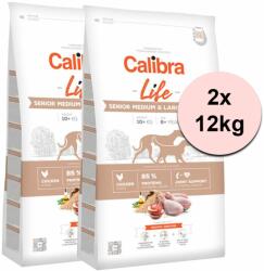 Calibra Calibra Dog Life Senior Medium & Large Chicken 2 x 12 kg