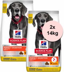 Hill's Hill's Science Plan Canine Perfect Digestion Large Breed 2 x 14kg