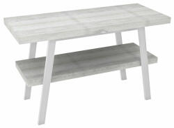 SAPHO Twiga mosdótartó asztal polccal 110x72x50 cm, matt fehér/öreg tölgy VC453W-110-5 (VC453W-110-5)