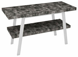 SAPHO Twiga mosdótartó asztal polccal 110x72x50 cm, matt fehér/zúzott kő VC453W-110-9 (VC453W-110-9)
