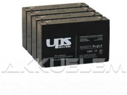 UPS Power APC RBC34 helyettesítő szünetmentes akkucsomag 4 * 6V 7Ah