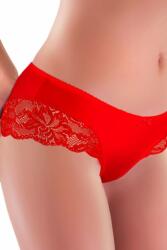 Ewana 64 csipkés bugyi, piros, S