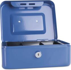DONAU Caseta (cutie) metalica pentru bani, 200 x 160 x 90 mm, DONAU - albastru (DN-5232001PL-10)