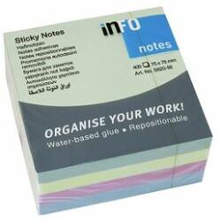 Info Notes Notite adezive Info Notes 75 x 75 mm 400 file (GN5820-98)