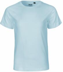 Neutral Rövid ujjú gyerek póló organikus Fairtrade biopamutból - Világoskék | 128/134 (NE-O30001-1000278275)