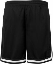 Build Your Brand Pantaloni scurți sport pentru bărbați - Neagră / neagră / albă | 2XL (BY047-1000206205)