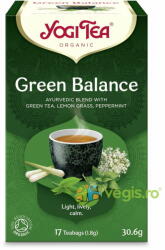 YOGI TEA Ceai Green Balance Ecologic/Bio 17dz