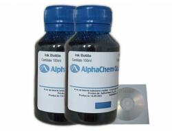 Alphachem Set Flacon Cerneala AlphaChem Compatibil Canon 2x100ml CL-541C Cyan, 2buc Cdr Maxell cu plic