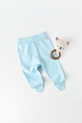 BabyCosy Pantaloni cu Botosei - Bumbac organic Bleu BabyCosy (BC-CSY5615)