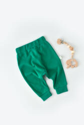 BabyCosy Pantaloni Bebe Unisex din bumbac organic Verde BabyCosy (BC-CSY5621)