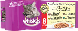 Whiskas 24x390g Whiskas La Carte Hal- és húsválogatás aszpikban nedves macskatáp