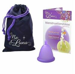 Me Luna Cupă menstruală, biluță, mărime M, mov - MeLuna Classic Shorty Menstrual Cup Ball