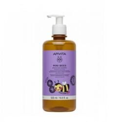 APIVITA Нежен детски шампоан Боровинка и мед, Apivita Mini Bees Gentle Kids Shampoo Blueberry & Honey 500ml