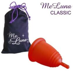 Me Luna Cupă menstruală cu picioruș, mărimea M, roșie - MeLuna Classic Menstrual Cup