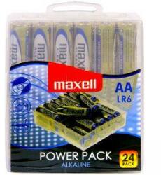 Maxell Baterii alcaline MAXELL LR6 AA, 1.5V, 24 buc într-un blister, ML-BA-LR6-24PK Baterii de unica folosinta