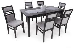  Mira szék Berta asztallal - 6 személyes étkezőgarnitúra