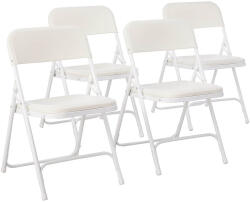 Timeless Tools Párnázott, összecsukható szék 4 db-os, fehér színben (HOP1001102) - alinda