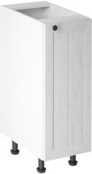 TEMPO KONDELA alsószekrény D30, jobbos, fehér/sosna andersen, PROVANCE