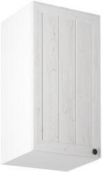 TEMPO KONDELA Felsőszekrény G40, balos, fehér/sosna andersen, PROVANCE
