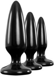 Análdugó készlet 3 db-os fekete Renegade Pleasure Plug 3 pc Trainer Kit