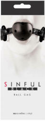  Szájgolyó Sinful ball gag black